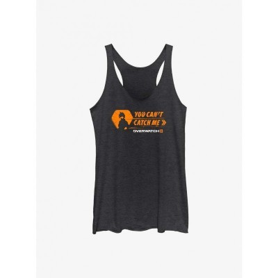 Overwatch 2 Tracer Black Girls Tank Top - Can't Catch Me