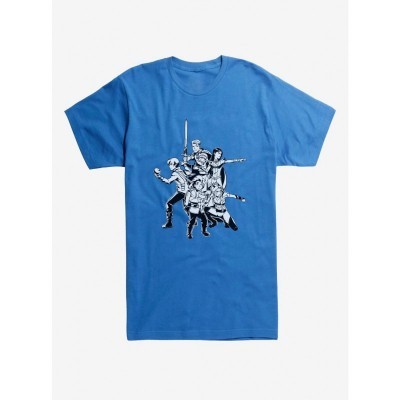 The Dragon Prince Characters Printed Men's Black T-Shirt
