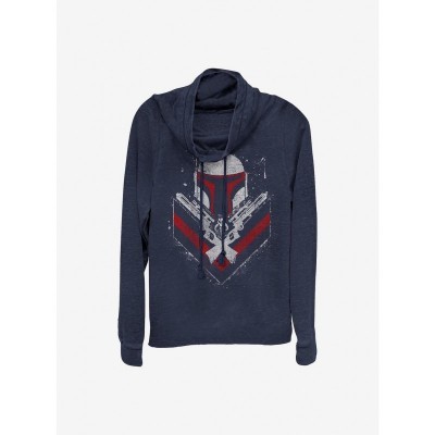 Star Wars Only Promises Lightweight Cowl Neck Top - Blue for Girls