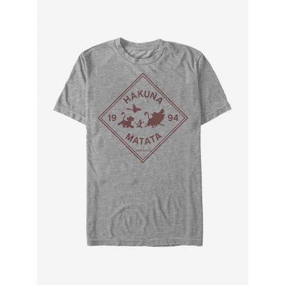 Disney The Lion King Hakuna Matata Unisex T-Shirt - Grey