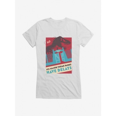 Jurassic Park Inspired Girls T-Shirt - Lightweight Cotton for Juniors