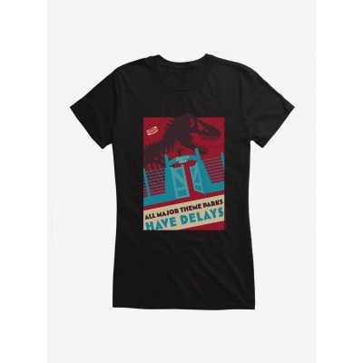 Jurassic Park Inspired Girls T-Shirt - Lightweight Cotton for Juniors