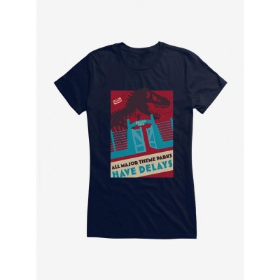 Jurassic Park Inspired Girls T-Shirt - Lightweight Cotton for Juniors
