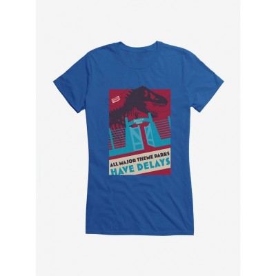 Jurassic Park Inspired Girls T-Shirt - Lightweight Cotton for Juniors