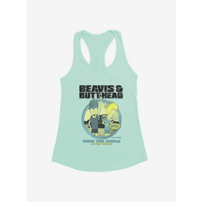 Beavis And Butthead Rock Girls Lightweight Tank Top