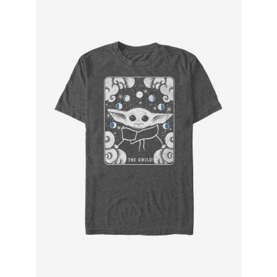 Star Wars Mandalorian Tarot Child Unisex Grey T-Shirt