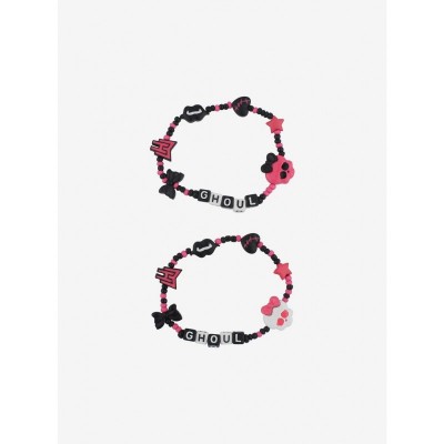 Monster High Adjustable Beaded Bracelet Set for Best Ghoul Friends