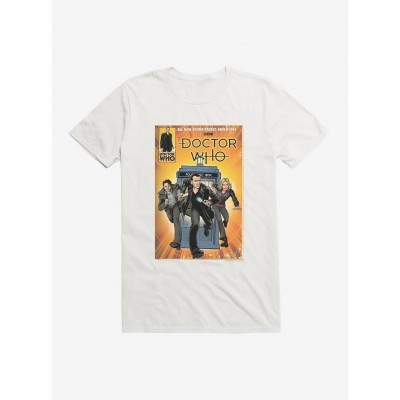 Doctor Who Adventure Graphic Tee - Men's White