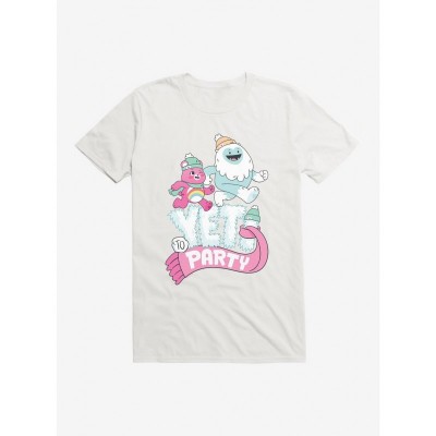 Care Bears Yeti Party Men's Lightweight Cotton T-Shirt