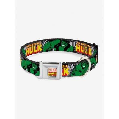 Marvel's Incredible Hulk Authentic SeatBelt Buckle Dog Collar