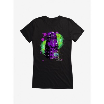 Doctor Who Neon Tardis T-Shirt for Girls