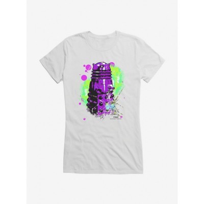 Doctor Who Neon Tardis T-Shirt for Girls