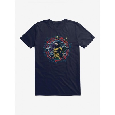 Aquaman vs Villains Men's Lightweight T-Shirt