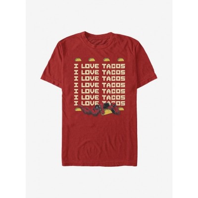 Marvel's Deadpool Taco Date Red T-Shirt for Men
