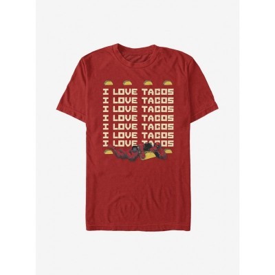 Marvel's Deadpool Taco Date Red T-Shirt for Men