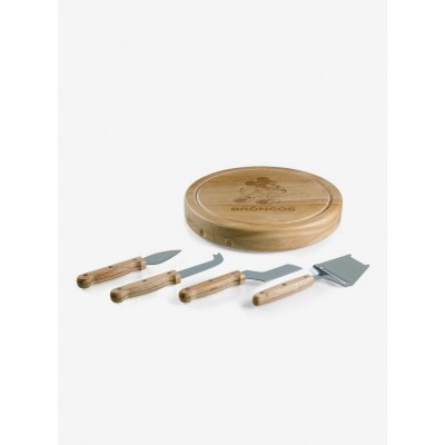 Disney Mickey Mouse NFL Denver Broncos Cheese Board & Tools Set