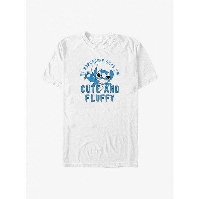 Dsny Fluffy Horoscope T-Shirt for Men - White