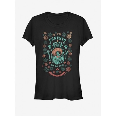 Disney Girls Ernesto de La Cruz T-Shirt in Black