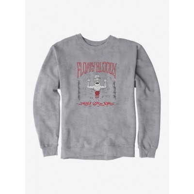 Rick And Morty Bloody Man Floaty Unisex Sweatshirt