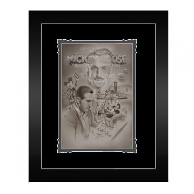 Noah's Steamboat Willie Deluxe Framed Print