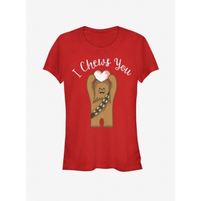 Star Wars Chews Girls Tee - Lightweight Cotton Junior Size