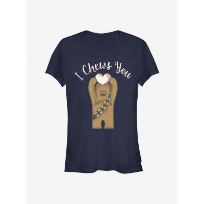 Star Wars Chews Girls Tee - Lightweight Cotton Junior Size