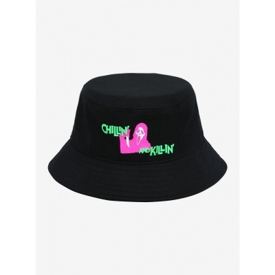 Scream Ghost Face Neon Chillin' Bucket Hat