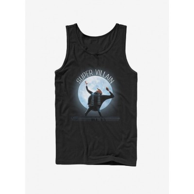 Despicable Me Gru Supervillain Moon Tank Top - Black