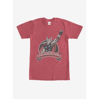 Marvel's Thor Asgardian Gym Heather Red T-Shirt for Men