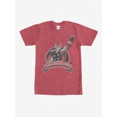 Marvel's Thor Asgardian Gym Heather Red T-Shirt for Men