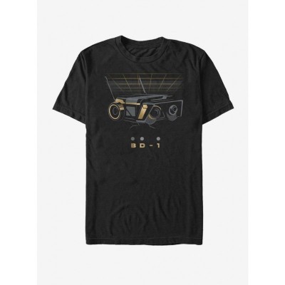 Star Wars Jedi BD-1 Golden T-Shirt for Men - BLACK
