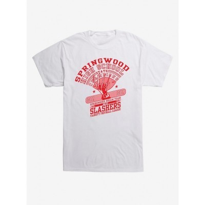 A Nightmare on Elm Street Slashers Football Tee - White Unisex