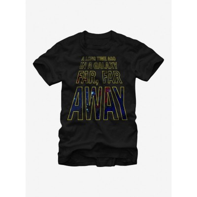 Star Wars Opening Crawl Black T-Shirt - Unisex Comfortable Apparel
