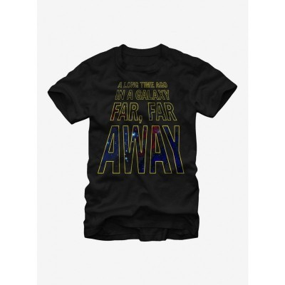 Star Wars Opening Crawl Black T-Shirt - Unisex Comfortable Apparel