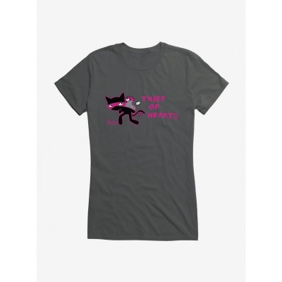 Emily The Strange Heart Thief Girls T-Shirt
