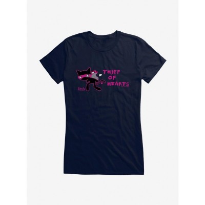 Emily The Strange Heart Thief Girls T-Shirt