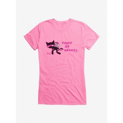 Emily The Strange Heart Thief Girls T-Shirt