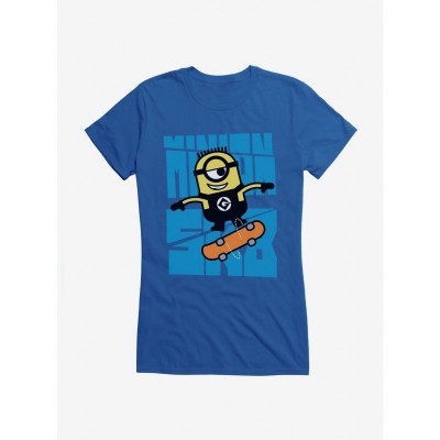 Minions Girls Cartoon Tee - SK8 Kick Flip Junior Size