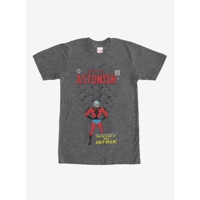 Marvel Ant-Man Shrinking Tales Charcoal Grey T-Shirt - Men's