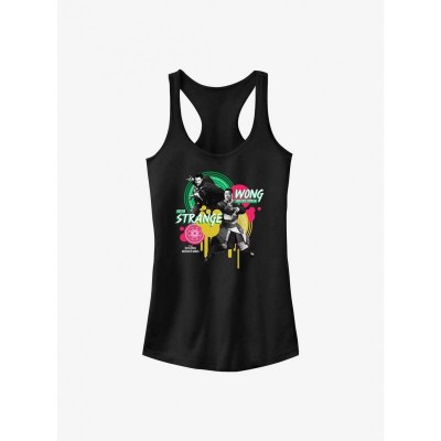 Marvel Girls' Doctor Strange Multiverse Graphic Tank Top - Black