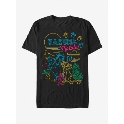 Disney Lion King Trio Jungle T-Shirt - Men's Black