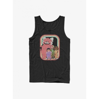 Disney Pixar Turning Red Black Tank Top for Men
