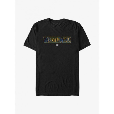 WrestleMania Iconic Black T-Shirt for Men