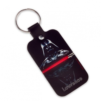 Darth Vader Personalized Leather Keychain - Disney Collection