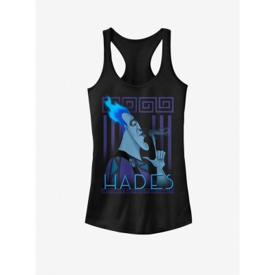 Disney Hades Smoke Finger Tank Top for Girls - Black