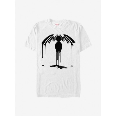 Marvel's Dripping Venom Logo T-Shirt - Men's White