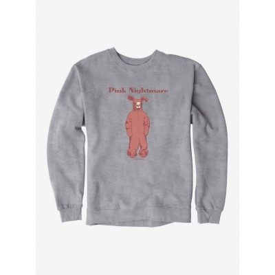 A Christmas Story Women's Pink Nightmare Fleece Sweatshirt