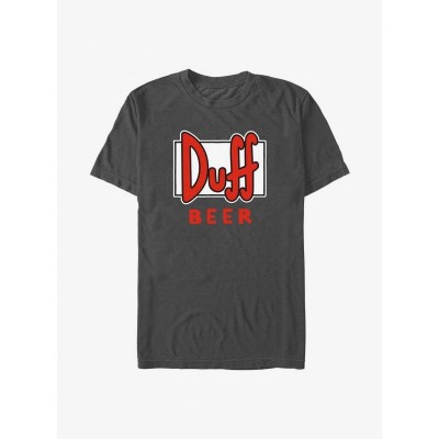 The Simpsons Duff Beer Unisex Grey T-Shirt