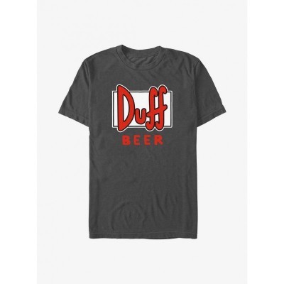 The Simpsons Duff Beer Unisex Grey T-Shirt