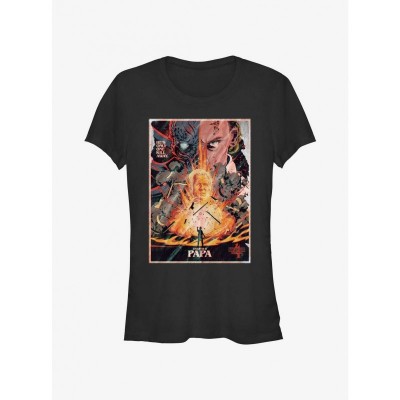 Stranger Things Collaboration Butcher Billy Girls T-Shirt - Black